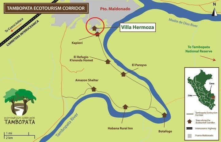 Villa Hermosa De Tambopata Casa Hospedaje & Hostel Puerto Maldonado Exteriér fotografie